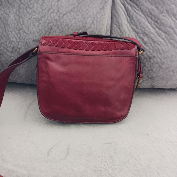 Fossil Emi wine leather crossbody bag - Picture 2 of 13